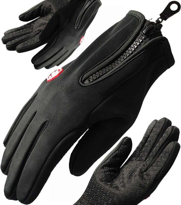 Велосипедные перчатки с сенсорным подогревом водонепроницаемые  в .