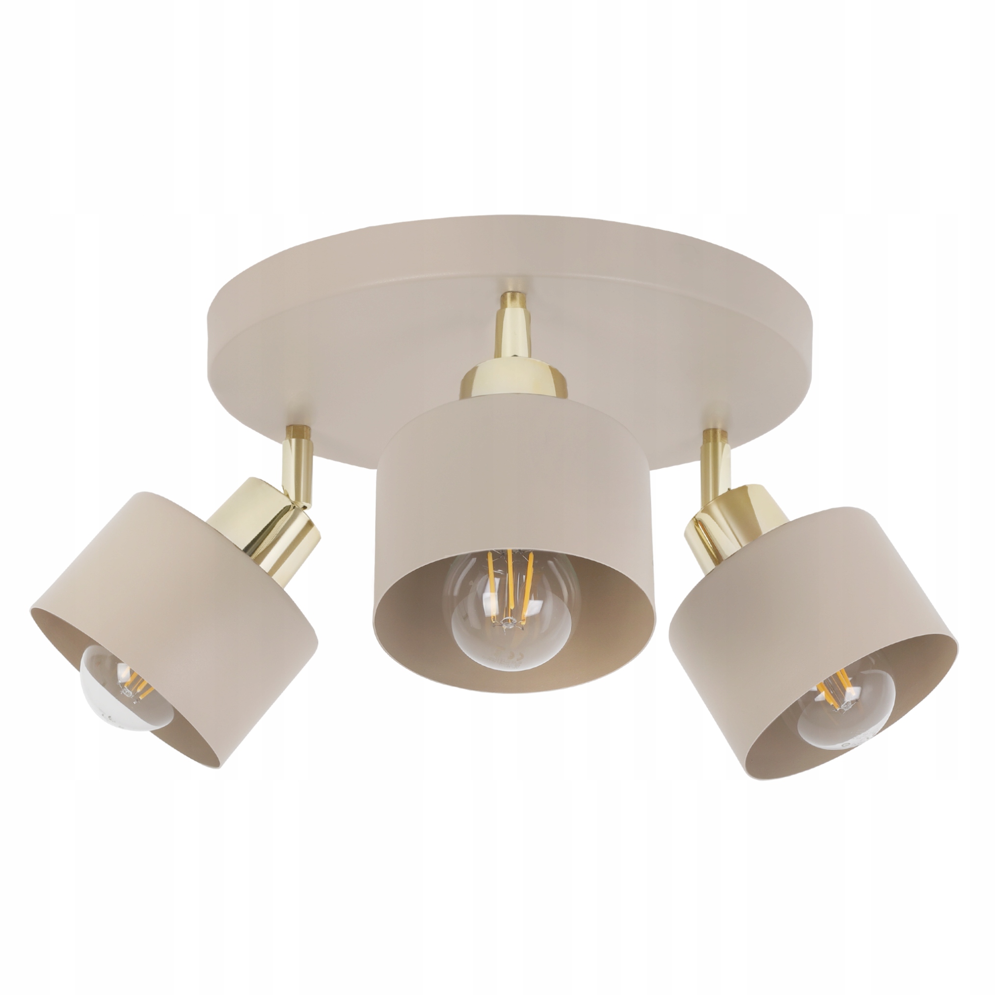 Stropná Lampa Stropné Svietidlo Trojitá Kašmírová Béžová Do Kúpeľne A Obývacej Izby