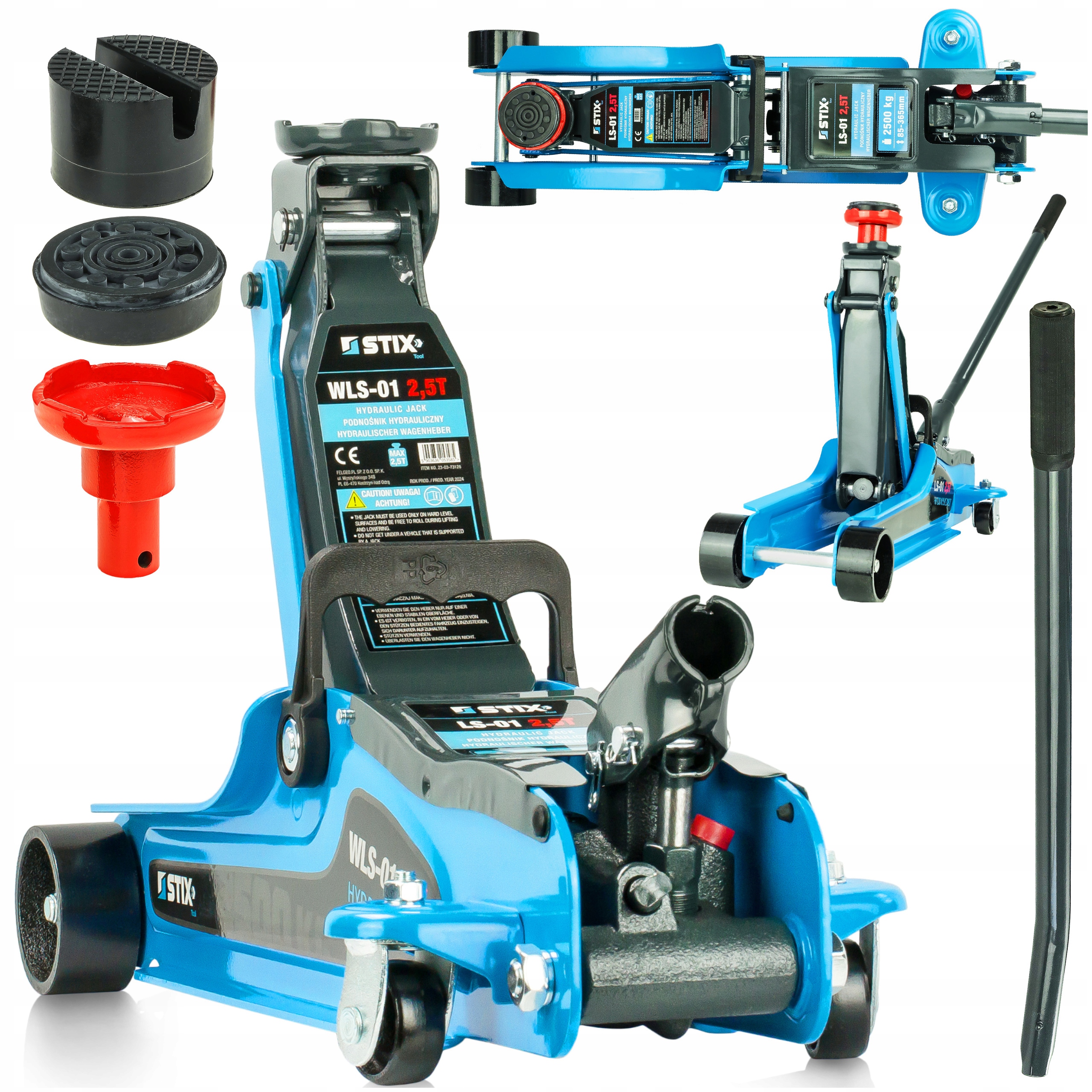 Hever Žába Levák Nízkoprofilový Automobilový 2,5T Bodový 85-365MM