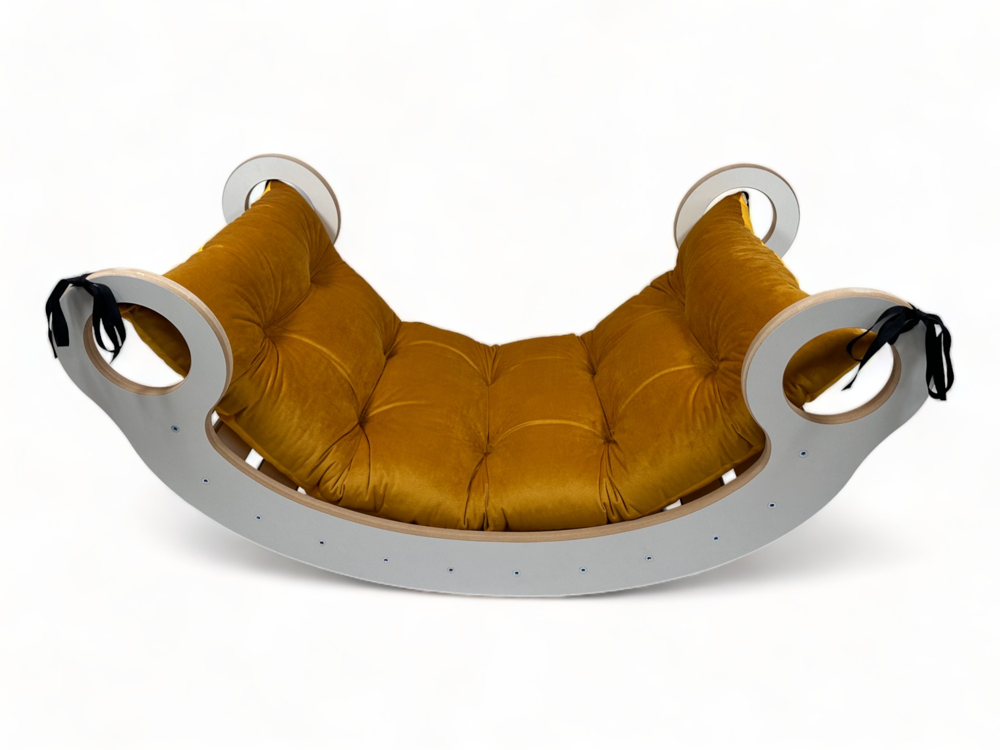 Drewniany Bujak Montessori + Poduszka K + Ścianka Rodzaj bujaki