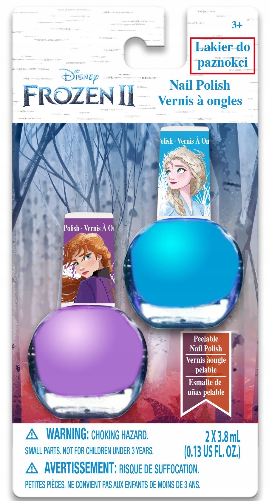 

Lakiery Do Paznokci Kraina Lodu Frozen II 2-PAK