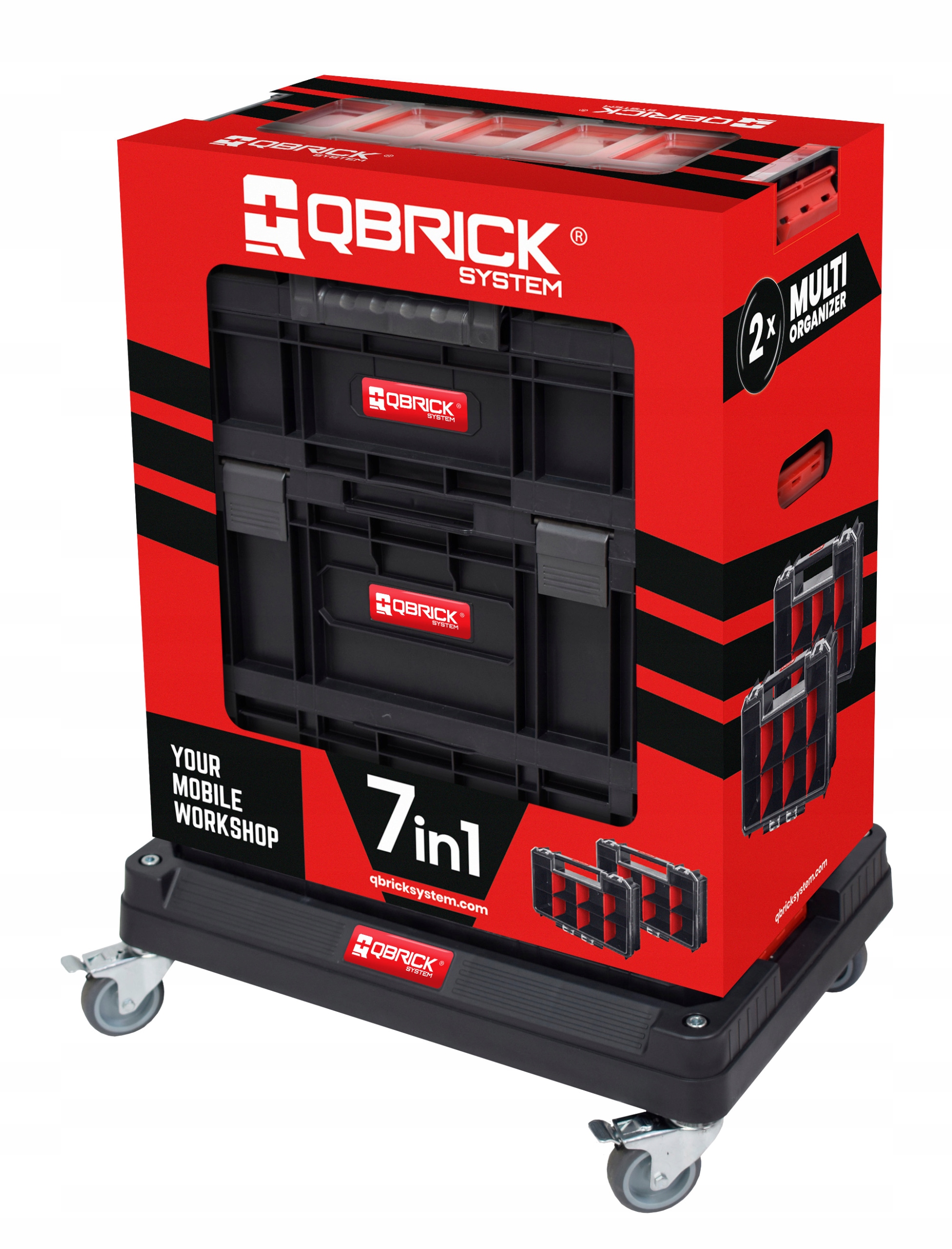 Qbrick toolbox. Ящик для инструментов Qbrick System two 6-in-1. Набор ящиков Qbrick System two 6in1 535х390х820мм. Qbrick System two 7-in-1. Ящик для инструментов на колесах Qbrick Pro Red s3.