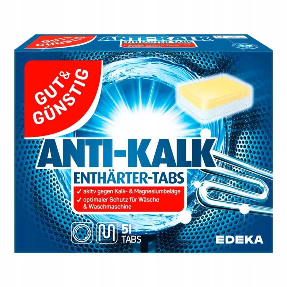 

Gg Odkamieniacz Do Pralek W Tabletkach 51szt De