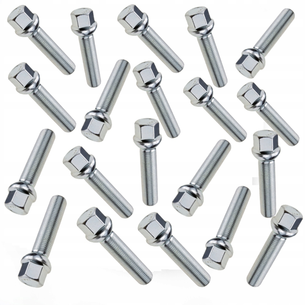 Болти для обода M14x1. 5 різьба 55мм куля-20шт