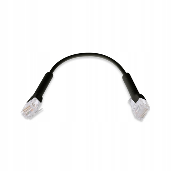 Ubiquiti UniFi Patch Cable U-Cable-Patch-5M-RJ45-BK Ultra-thin patch cable with bendable boots designed for installation flexibility, 3 mm outer diameter, 5m, Black — 3