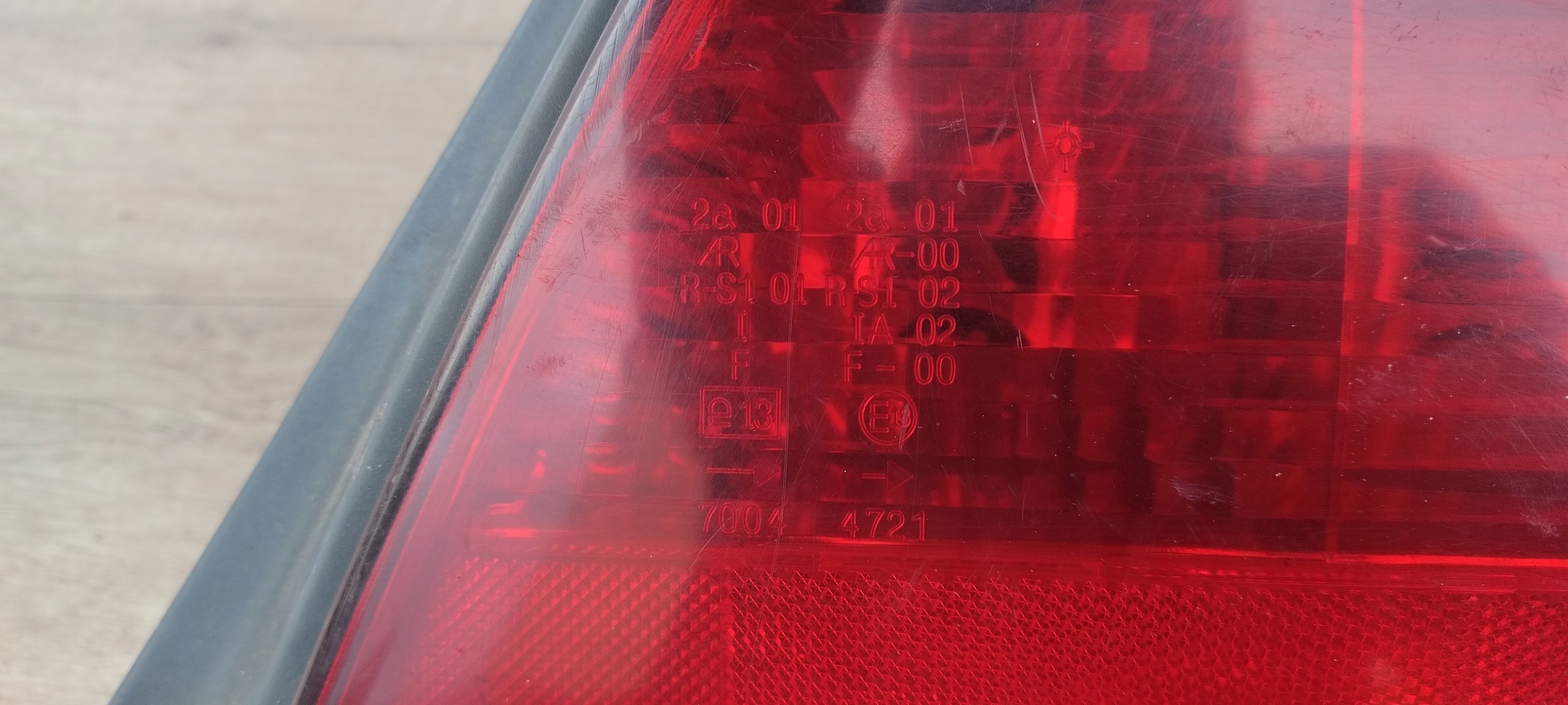 DAEWOO NEXIA right light rear part sedan + insert