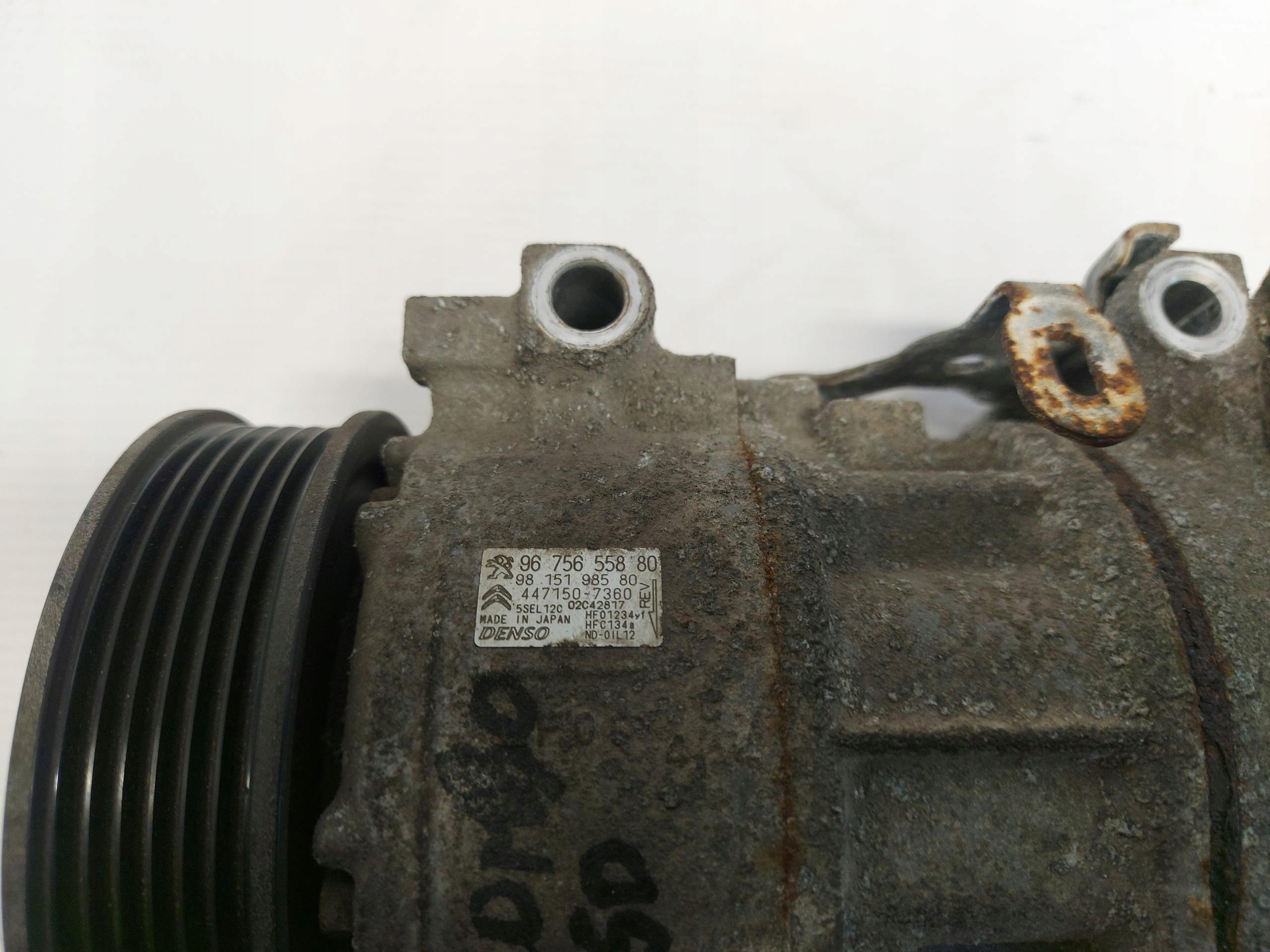 OPEL COMBO E IV 1.5 e-HDI compressor; compressor of the air conditioning 9875655880