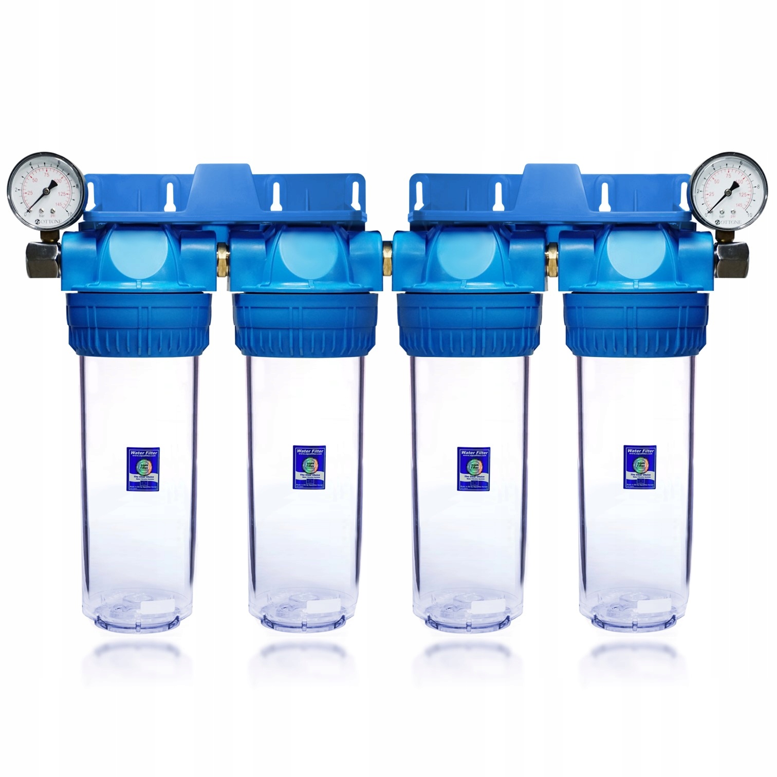 FILTR WODY NA CAŁY DOM ODŻELAZIACZ ZMIĘKCZACZ 3/4 - Przepływowy do Domu Marka Aquafilter