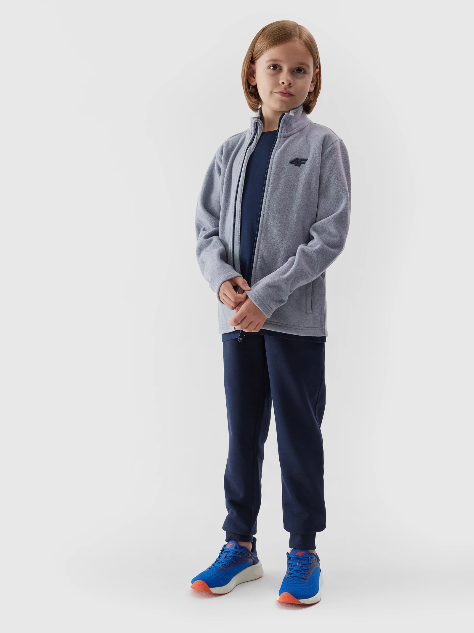 BLUZA POLAROWA CHŁOPIĘCA POLAR DZIECIĘCY CIEPŁY 4F JUNIOR r. 158 Marka 4F