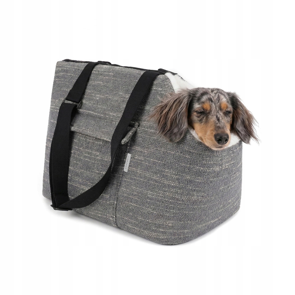 Levně Přepravní taška pelíšek pro psa kočku Pocket Carinio matrace 39×27×35 cm