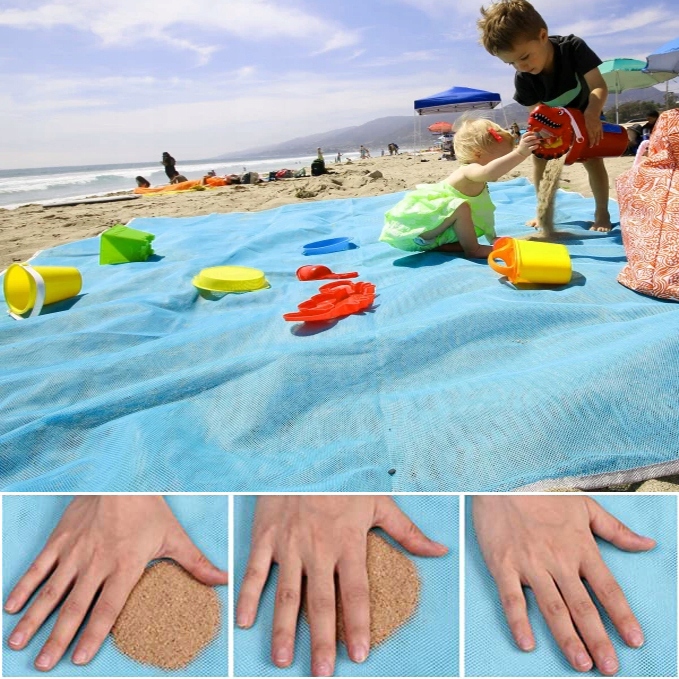 DUŻA Mata Koc Siatka Piknikowy Plażowy Sand Free Cechy dodatkowe izolowany spód