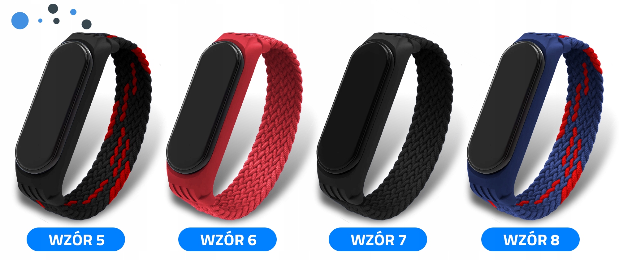 OPASKA PASEK do XIAOMI MI BAND 3/4/5/6 MEGA KOLORY Kod producenta A00134