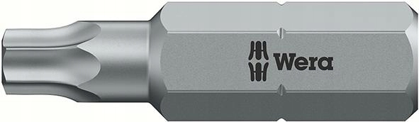 

Bit wkrętów Torx Bo z otworem 1/4'' TX10x25mm Wera