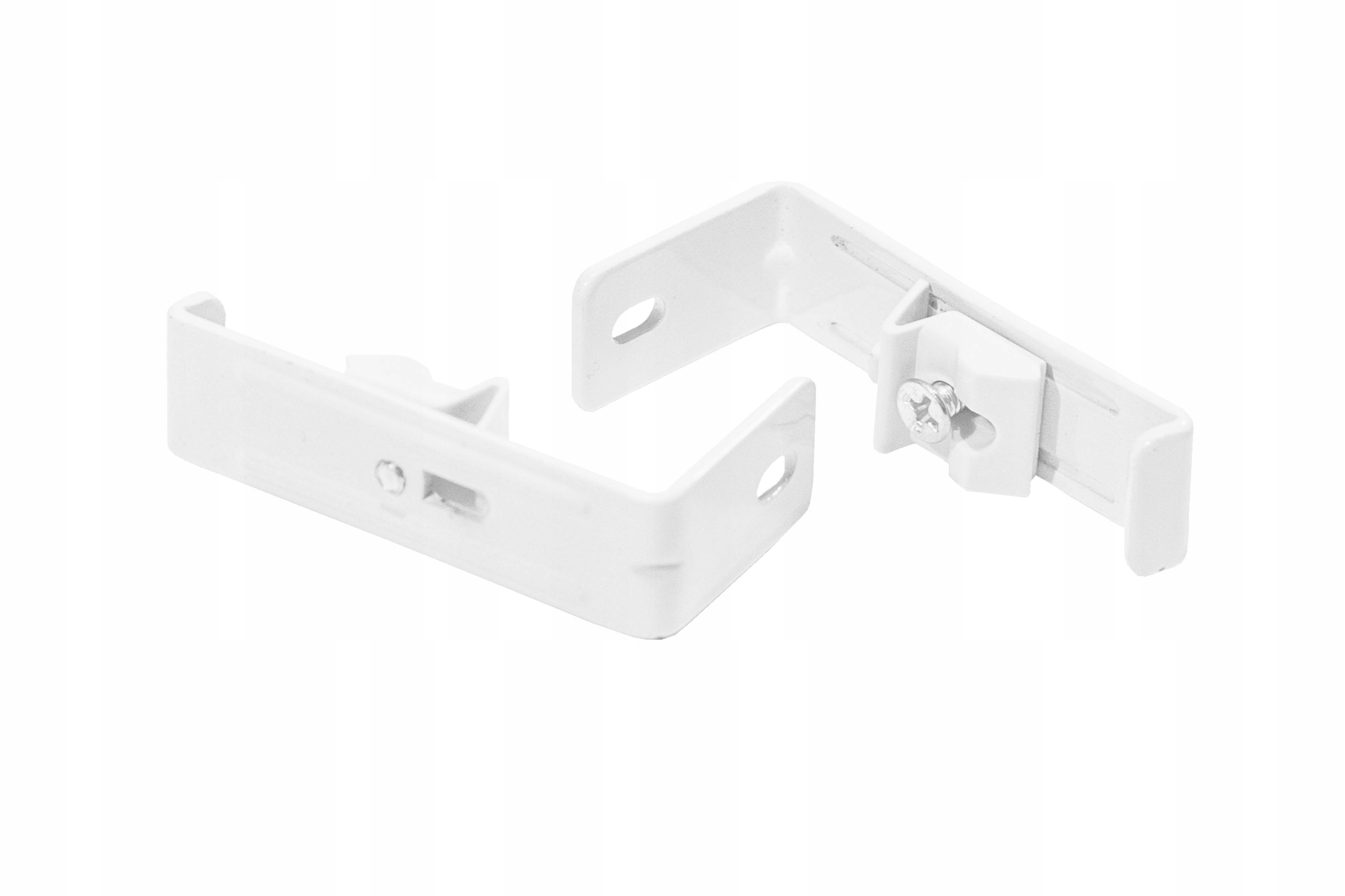 Wspornik ścienny pojedynczy SZYNA ALUMINIOWA biały Rodzaj szyny jednotorowa