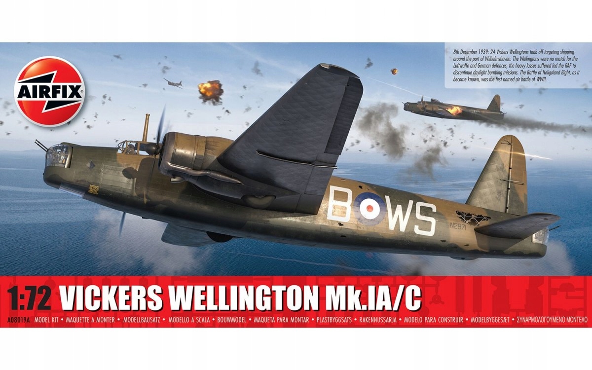 Model ke slepení Vickers Wellington Mk.IA/C 1/72