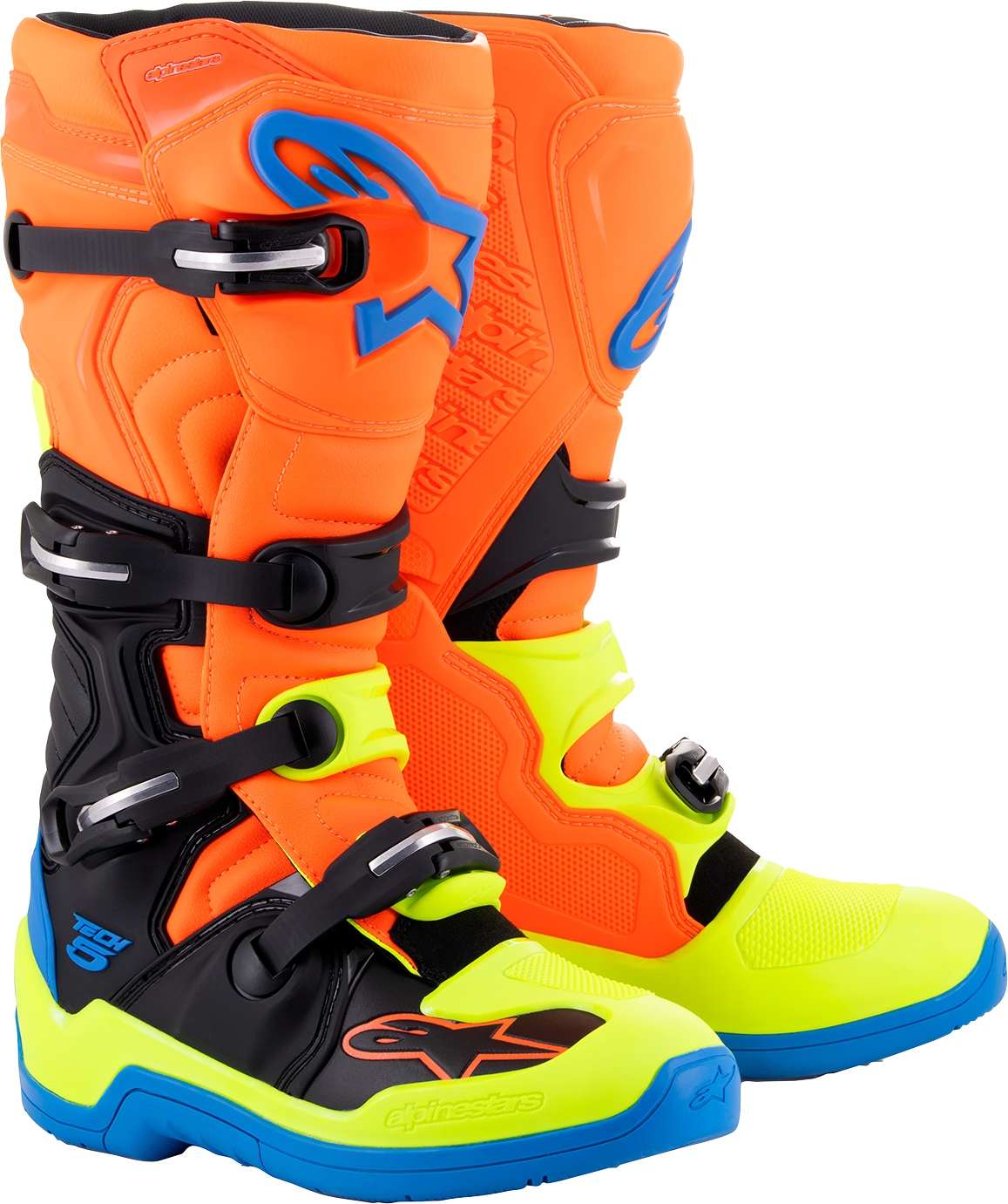 Topánky Alpinestars Tech 5 orange/blue/yellow 12 47
