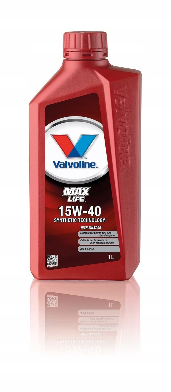 

Valvoline 15W40 1L. Maxlife