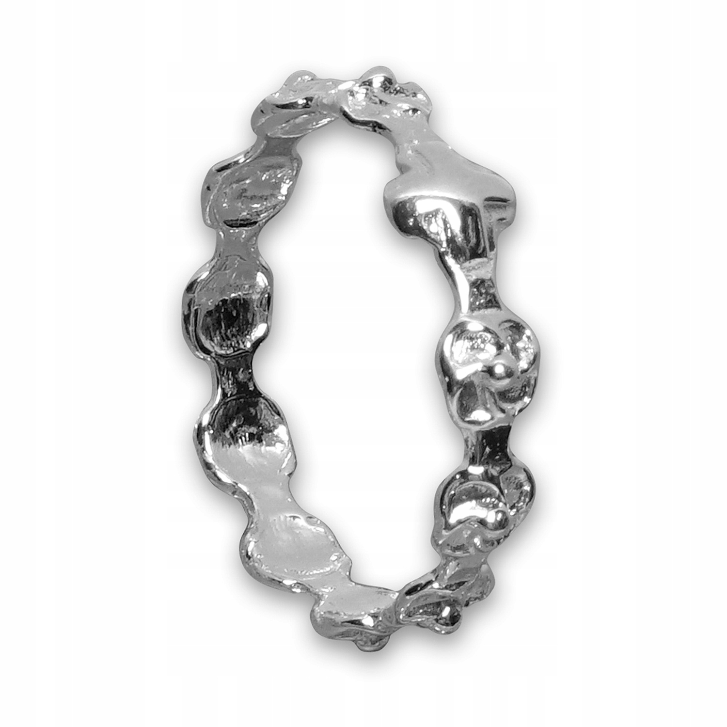 

Różaniec na palec, obrączka srebro pr. 925 r. 8