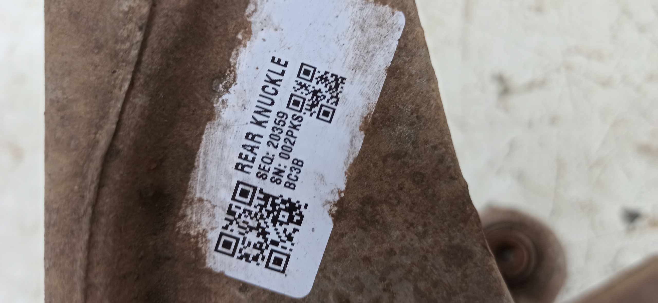 tesla Модель 3 2017-2020 поворотный кулак, цапфа зад 1044416-00-G