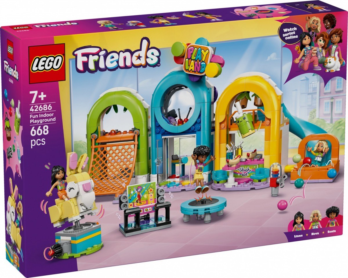 stavebnice Friends 42686 – neobvyklá herna Lego