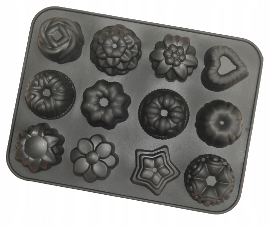 

Forma Silikonowa Czekolady Praliny Serce Kwiat MIX