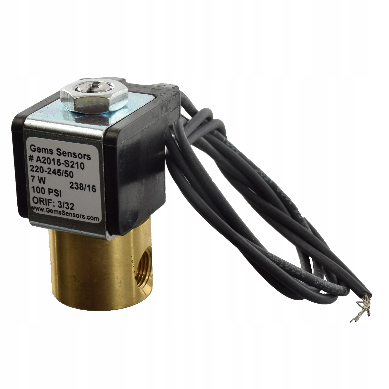 ZAWÓR ELEKTROMAGNETYCZNY GEMS SENSORS 230V / 7W