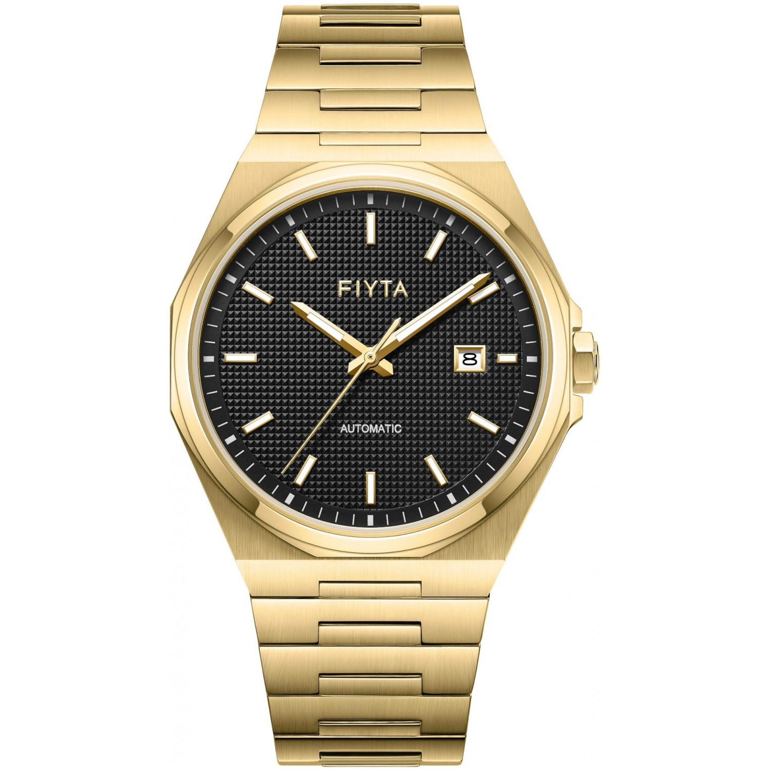 Pánské Hodinky Fiyta DGA802099.GBG zlatý náramek