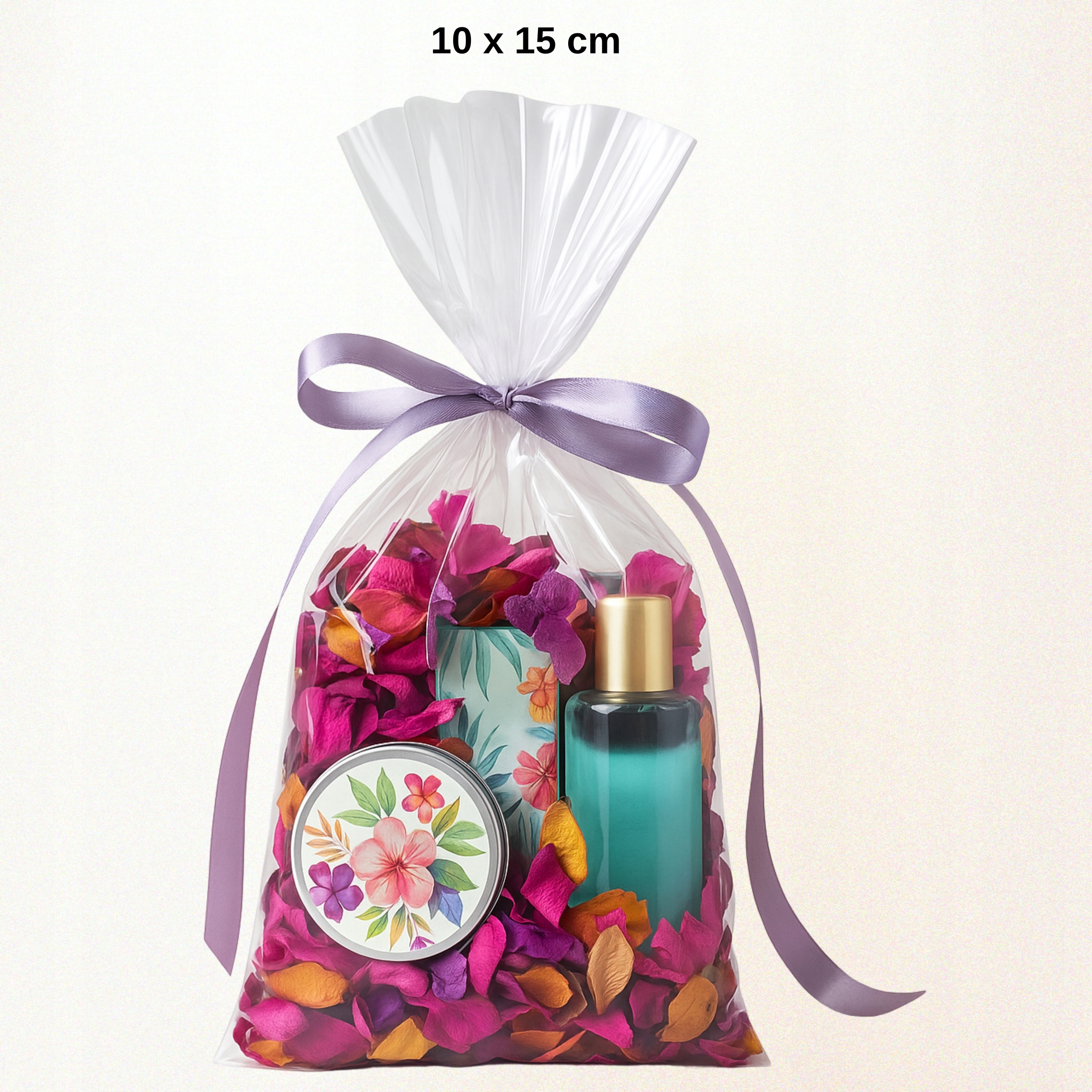 Woreczki Celofanowe 10x15 cm Torebki foliowe na Prezenty Ślub 100 szt Marka Ironpack