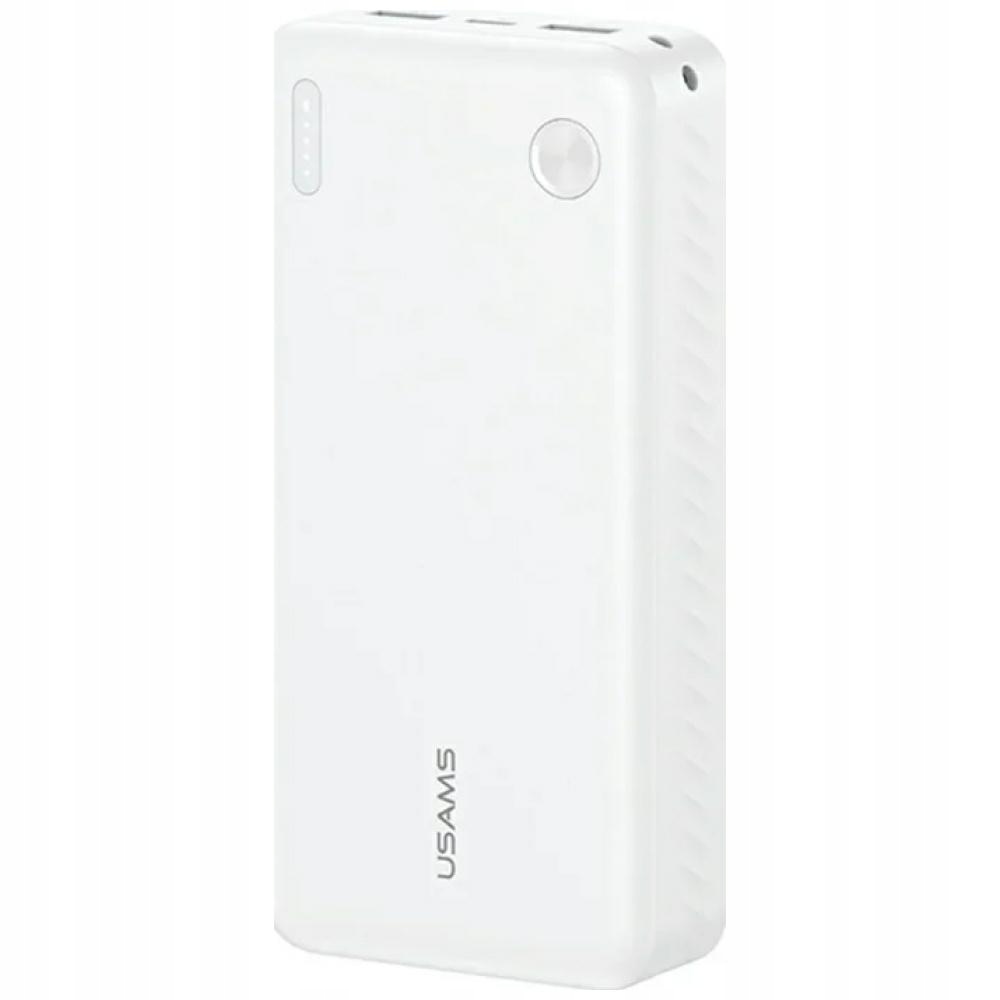 Powerbanka Usams PB83 2xUSB-A 1xUSB-C 20000 mAh bílá