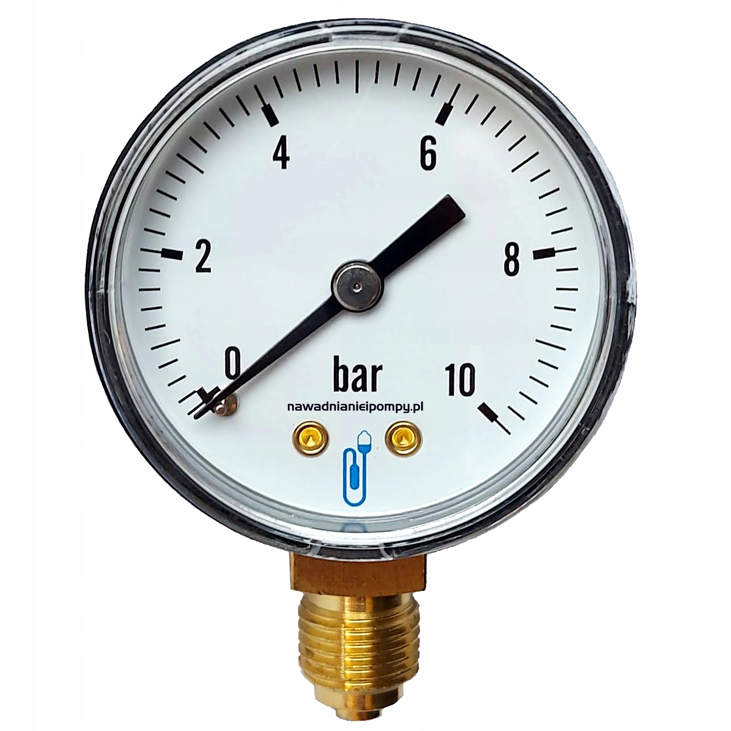 

Manometr 10bar 1/4" do osprzętu hydroforu