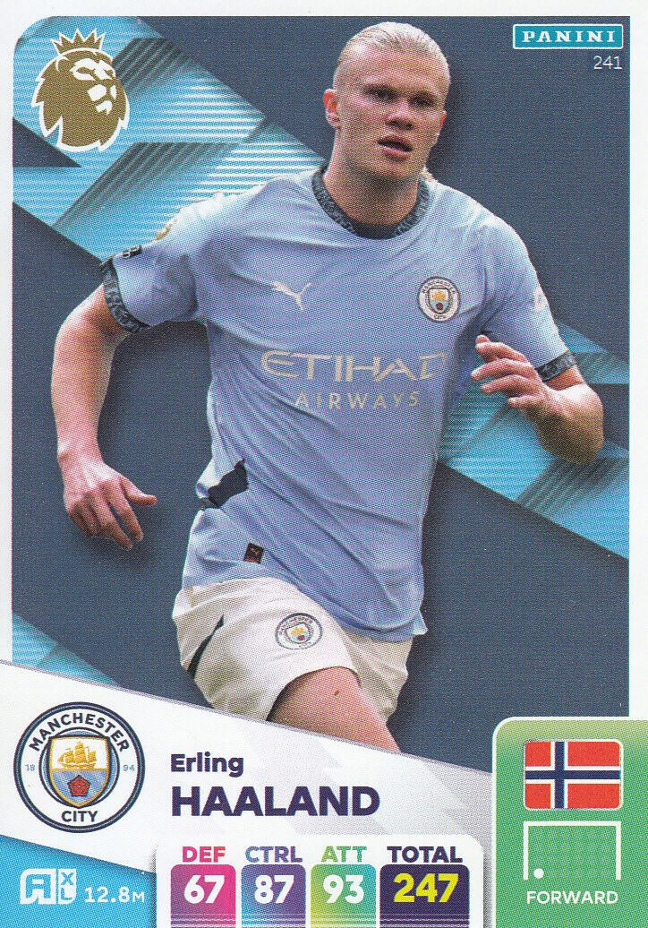 Premier League 2025 Base Card Erling Haaland 241