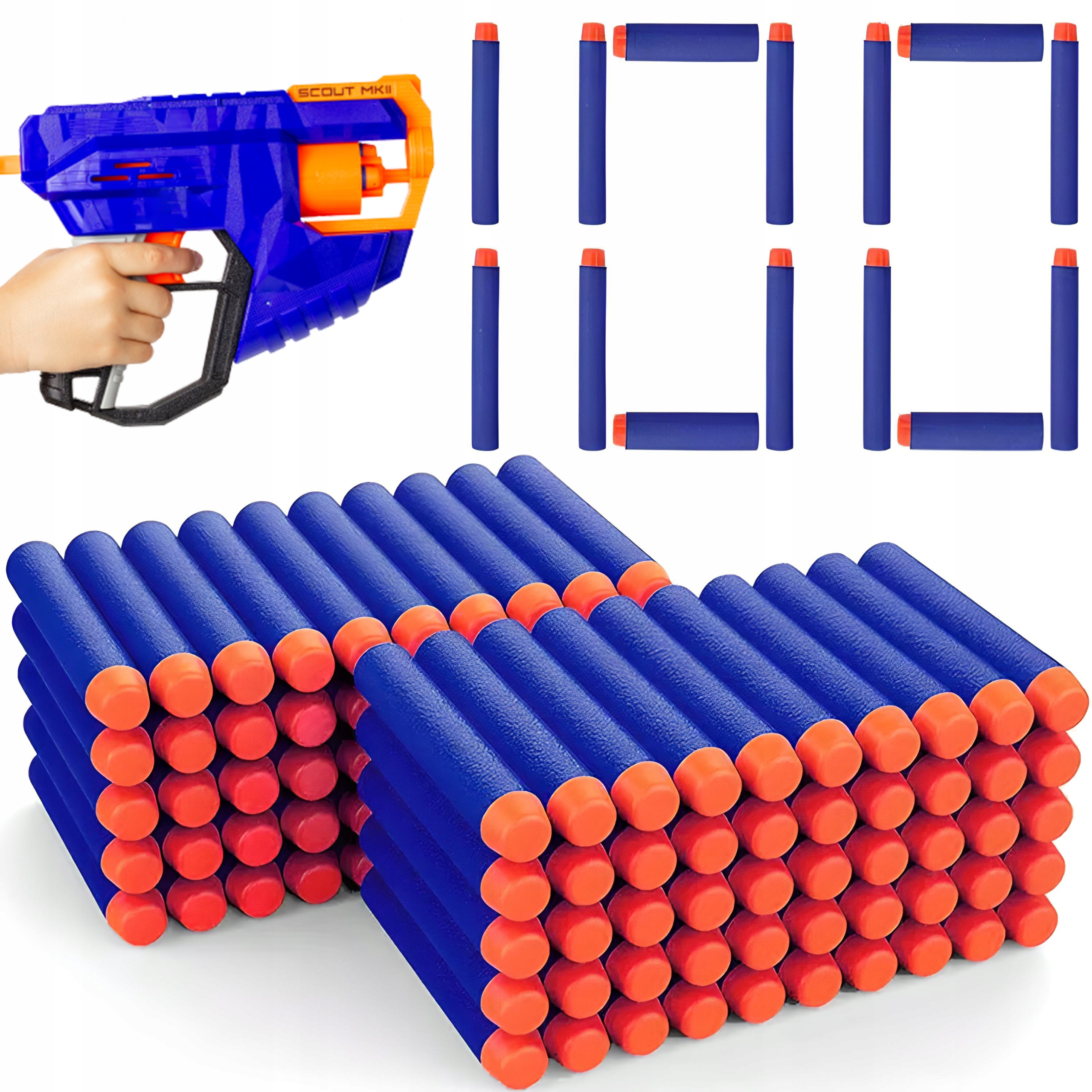 

100 Sztuk Strzałek Do Wyrzutni Nerf N-strike Nabój