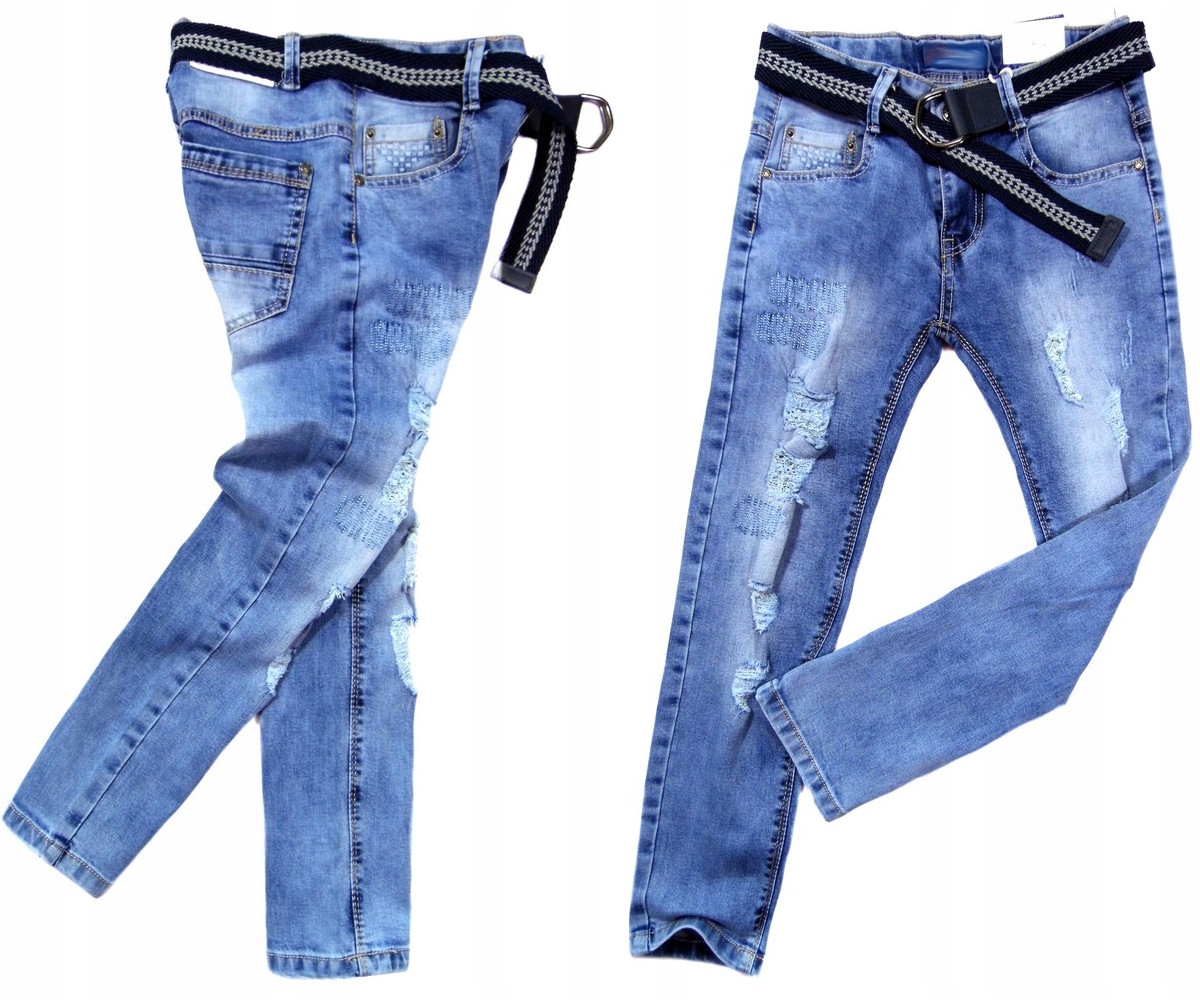 

spodnie chłopak miękki jeans dziary 5217 Worker 14