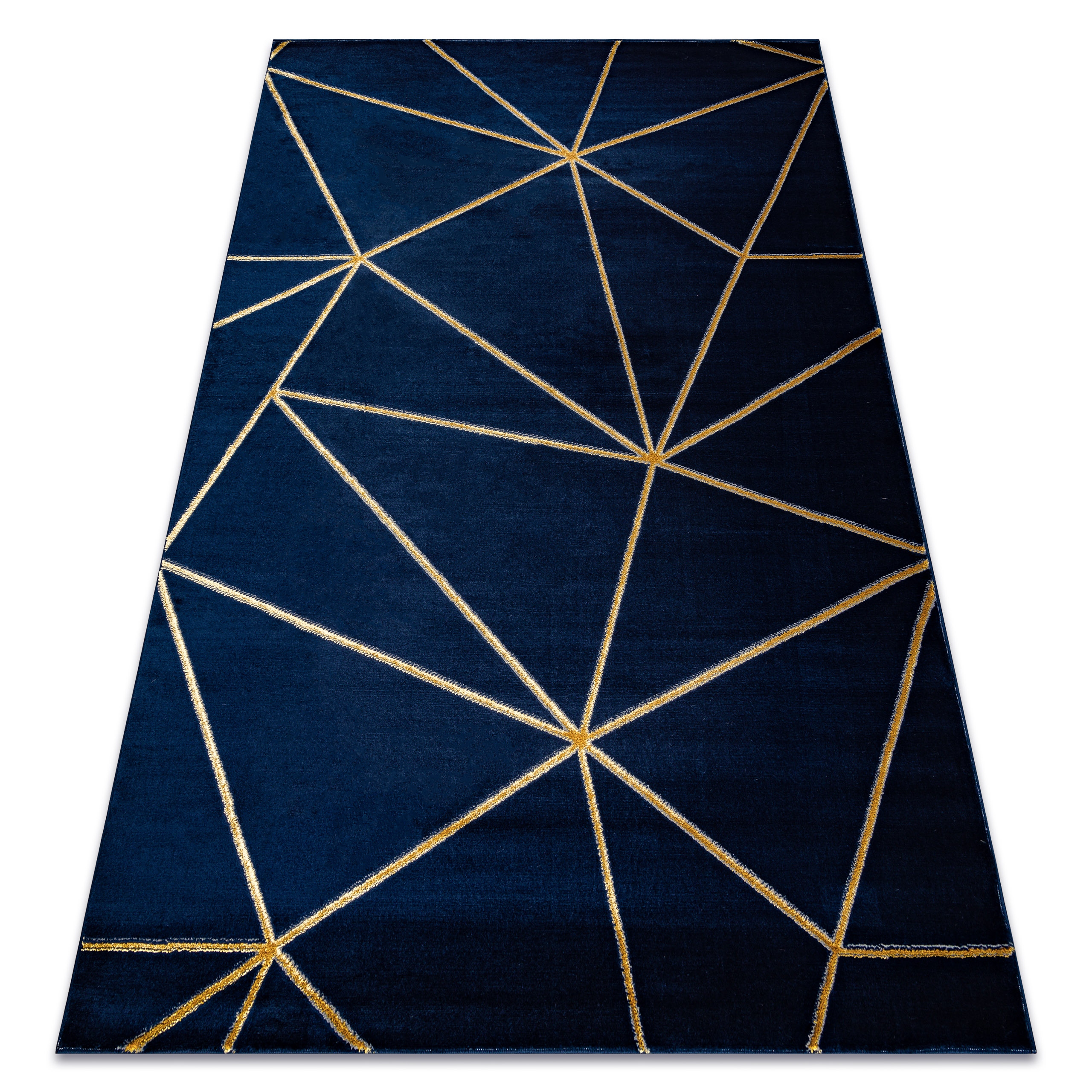 

Stylowy Dywan 140x190cm Geometryczny granat #AF696