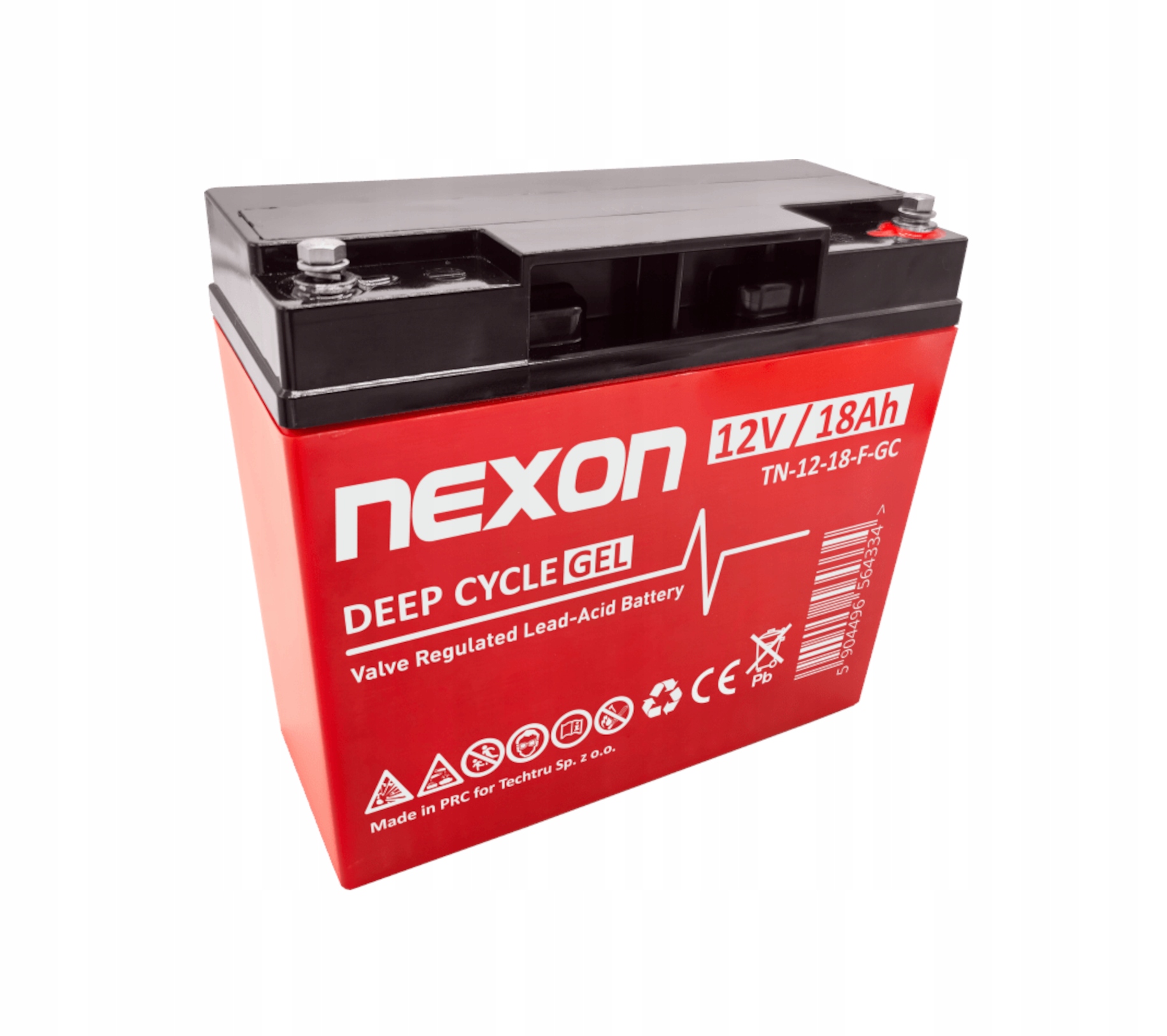 Akumulátor Nexon Deep Cycle Gel 12V 18Ah (rozměr 17Ah 20Ah 22Ah) Ups