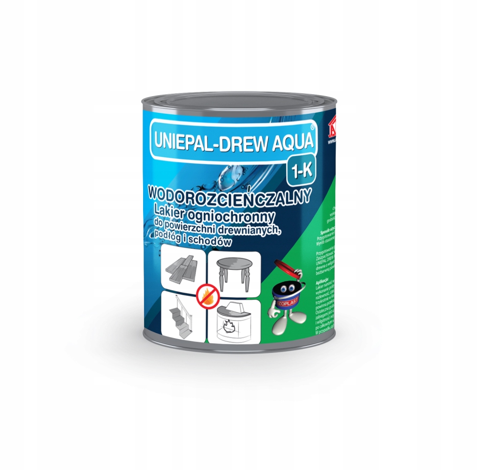 Lakier Uniepal-drew Aqua 1-K do podłóg 2,5L