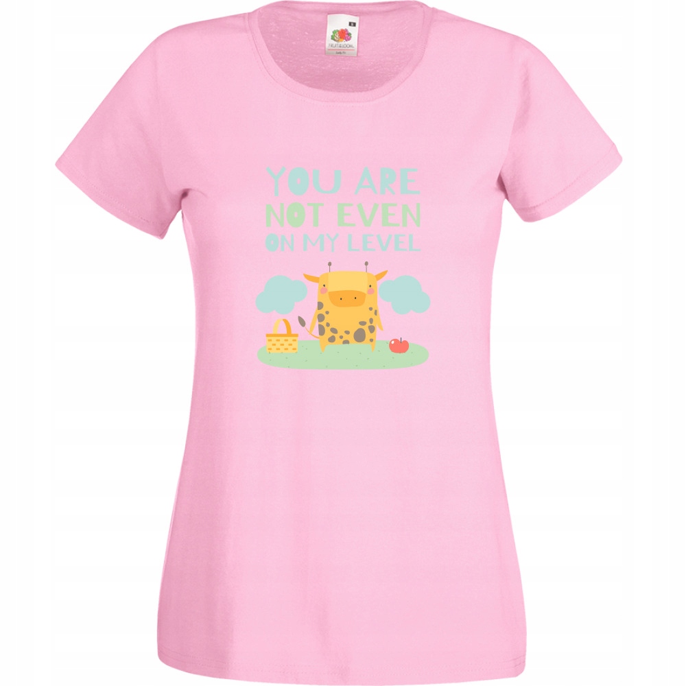 

Koszulka żyfarafa not your lvl XL różowa