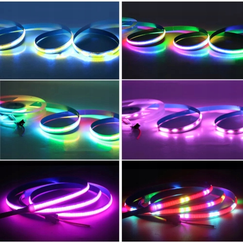 5m Taśma LED COB Cyfrowa RGB+NW IP65HS 16W SK6812 Długość 1 m