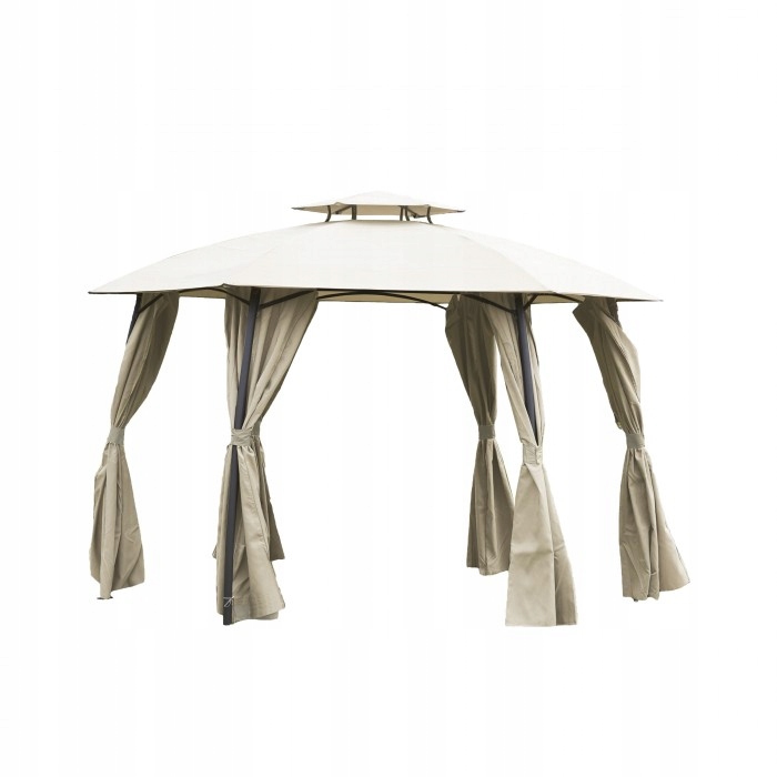 Zahradní pavilon kulatý Gavi 2 béžový