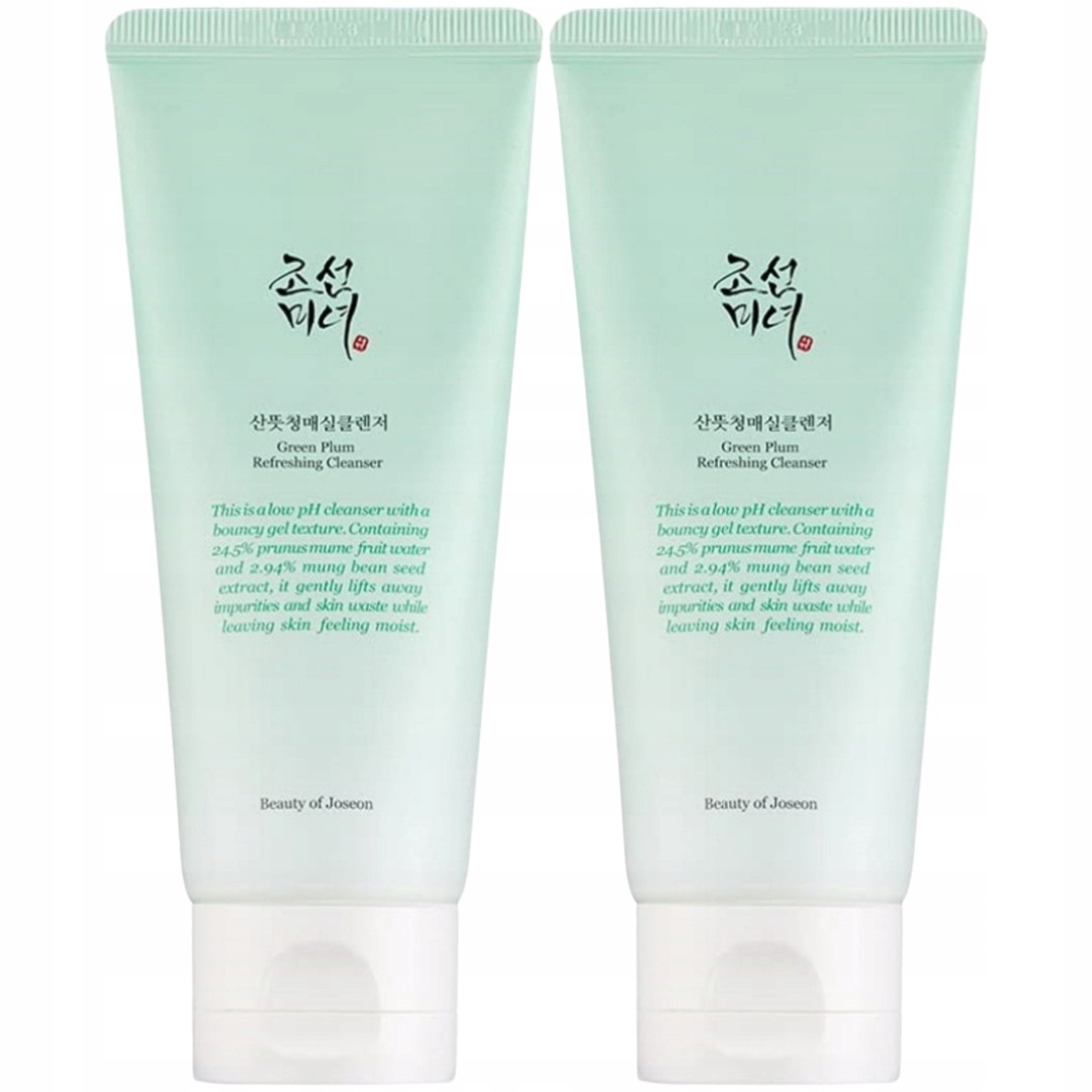 Beauty of Joseon Żel do mycia twarzy Green Plum Refreshing Cleanser 2x100ml