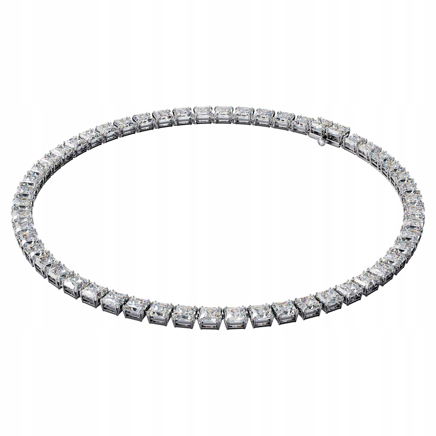 Srebrny Naszyjnik Swarovski Millenia Kolia Biały Kryształ 5599153