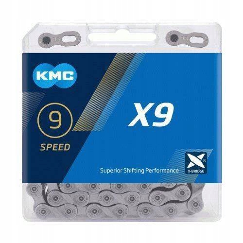 

Kmc X9 Łańcuch 9 rz 114 ogniw + spinka Box X9.73