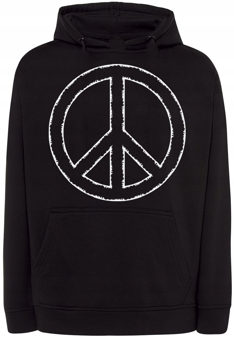 Pánská mikina s potiskem Pacyfka Znak Pokoj vel. 4XL