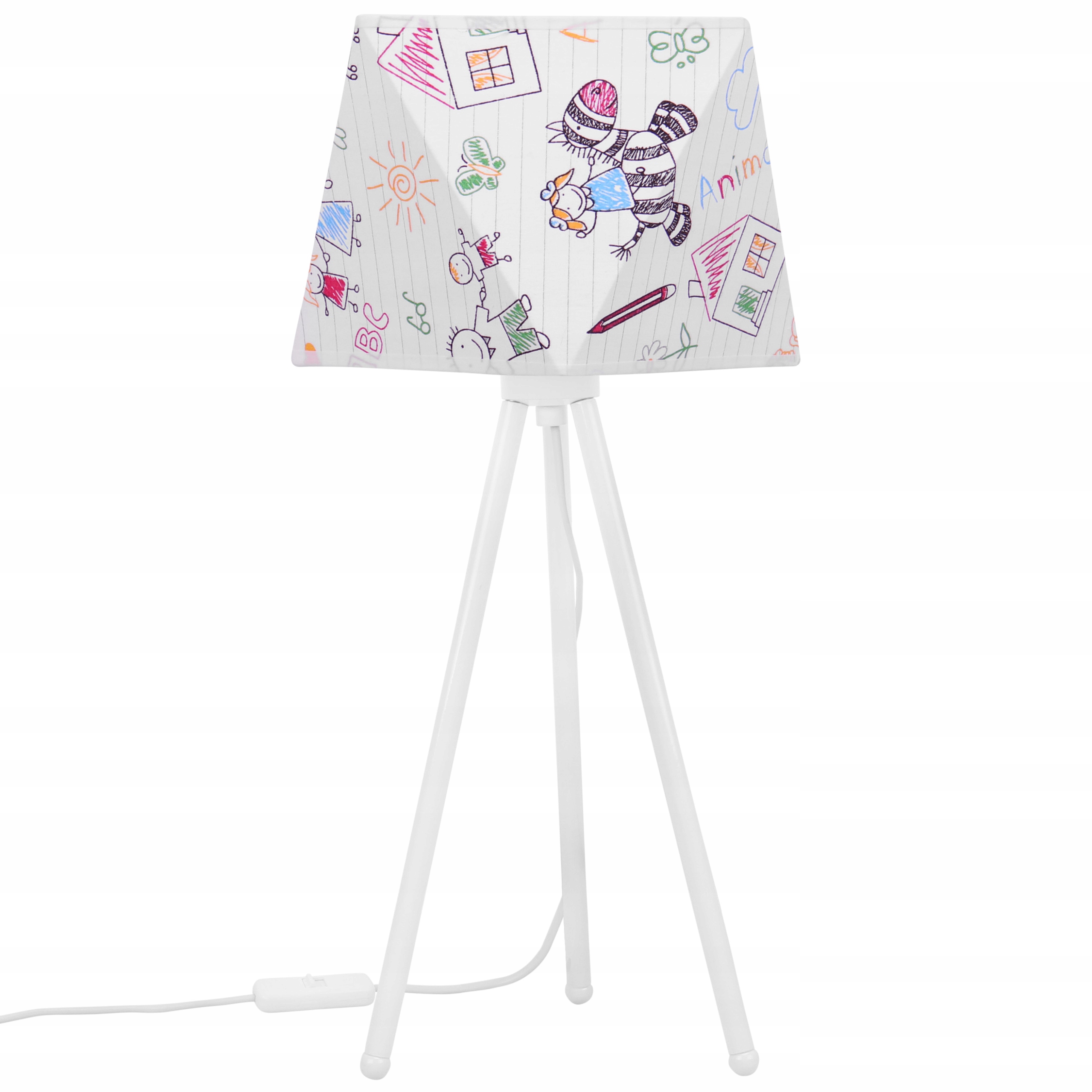 

Lampa Nocna Stojąca Dziecięca Abażur Nowoczesna