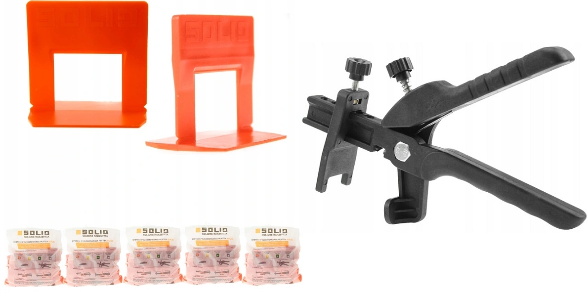 

Solid Klipsy Do Płytek 1mm 500szt + Kleszcze 6464