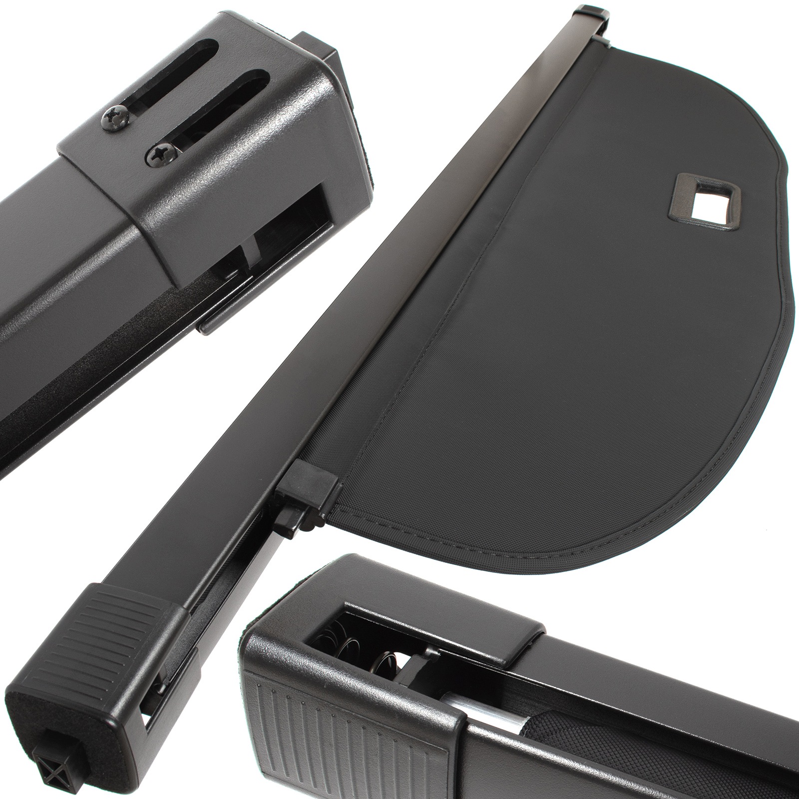 Zatahovací kryt zavazadlového prostoru černý pro Jeep Cherokee V Kl 2018-2023 (po faceliftu)
