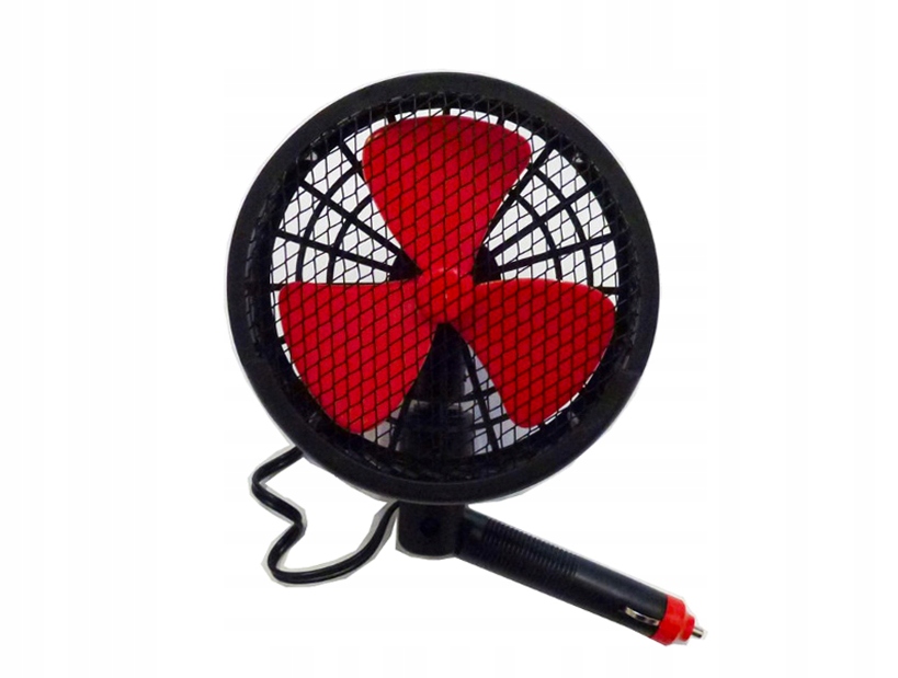 WENTYLATOR SAMOCHODOWY Z REGULACJĄ 12V HIT