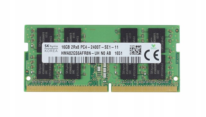 Nowa Pamięć Ram Sk Hynix 16GB DDR4 2400MHZ Sodimm