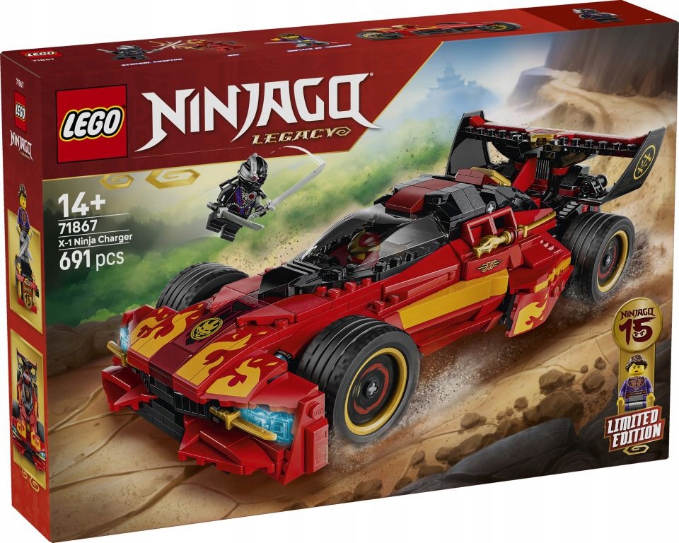 71867 Lego Ninjago Ninjazávodník X-1 – 15. výročí