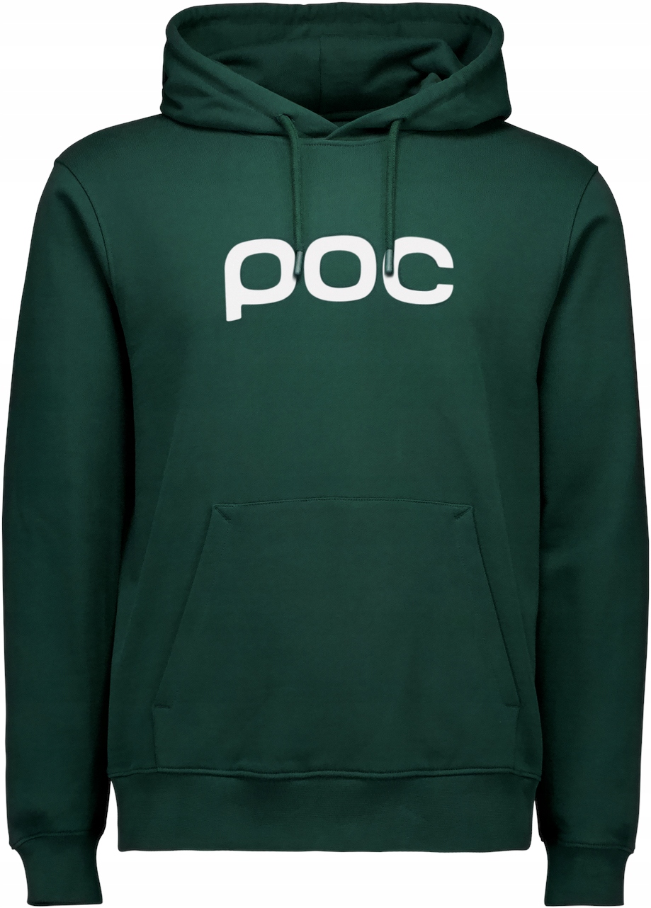 Bluza Bawełniana z Kapturem Poc Hood Pargesite Green/Hydrogen White r. XL